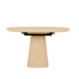 Seb Pebble Extendable Dining Table Oak