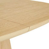 Seb Pebble Extendable Dining Table Oak