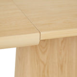 Seb Pebble Extendable Dining Table Oak