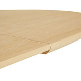 Seb Pebble Extendable Dining Table Oak
