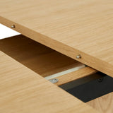Seb Pebble Extendable Dining Table Oak