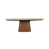 Seb Pebble Extendable Dining Table Walnut