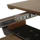 Seb Pebble Extendable Dining Table Walnut