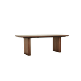 Seb Glide Extendable Dining Table Walnut