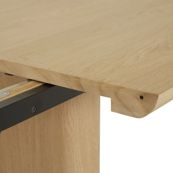 Seb Glide Extendable Dining Table Oak – the design library