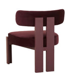 Ninette Armchair Plum Velvet