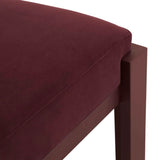 Ninette Armchair Plum Velvet