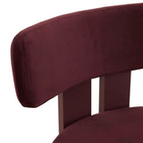 Ninette Armchair Plum Velvet