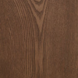 Oberon Crescent Marble Entertainment Unit Smoked Ash 1800mm