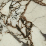 Oberon Crescent Marble Entertainment Unit Smoked Ash 1800mm