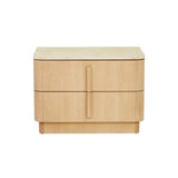 Billie Marble Buffet Marble Bedside Natural