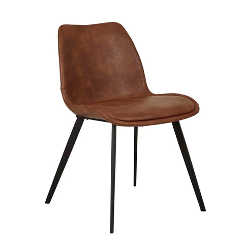 isaac dining chair vintage tan