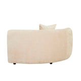 Madrid Curve Corner Sofa Soft Wheat