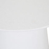 Livorno Round Side Table White Speckle