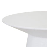 Livorno Round Side Table White Speckle