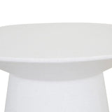 Livorno Round Side Table White Speckle