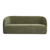 Kennedy Becket Sofa Olive Green Velvet