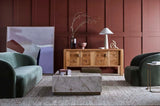 Kennedy Becket Sofa Chair Olive Green Velvet