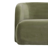 Kennedy Becket Sofa Olive Green Velvet