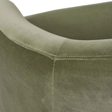 Kennedy Becket Sofa Olive Green Velvet