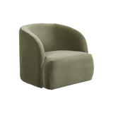 Kennedy Becket Sofa Chair Olive Green Velvet
