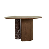Helio Round Dining Table Smoked Ash