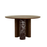 Helio Round Dining Table Smoked Ash