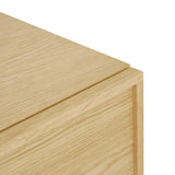 Marcel Bedside Two Drawer Natural