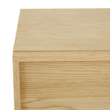 Marcel Bedside Two Drawer Natural