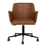 lennox office chair vintage tan