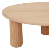 linea chubby coffee table natural