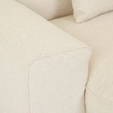 Airlie Slab Three Seater Sofa Buttercream