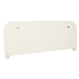 Almos Chubby Bedhead Wide Queen Ivory Boucle