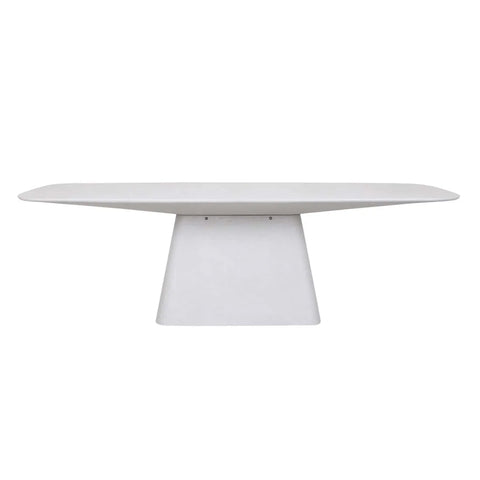 livorno pier dining table four seater white speckle