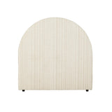 Madrid Arch Bedhead Queen Natural Stripe
