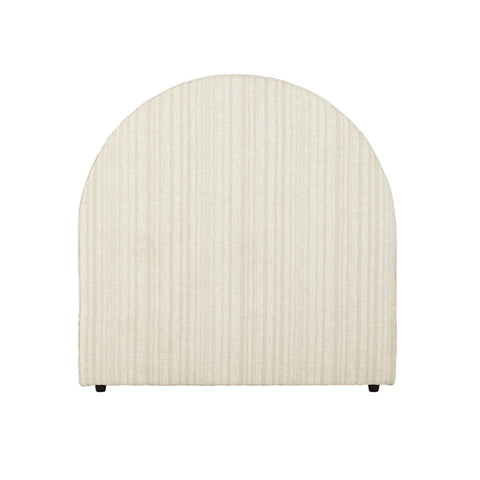 Madrid Arch Bedhead Queen Natural Stripe