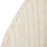 Madrid Arch Bedhead Double Natural Stripe