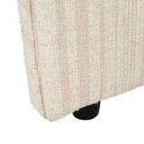 Madrid Arch Bedhead King Natural Stripe