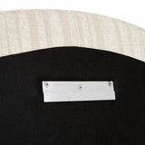 Madrid Arch Bedhead King Natural Stripe