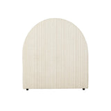 Madrid Arch Bedhead Double Natural Stripe