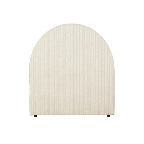 Madrid Arch Bedhead Double Natural Stripe