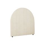 Madrid Arch Bedhead Double Natural Stripe
