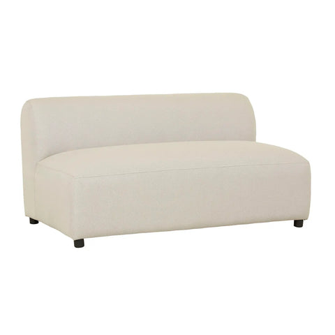 Aruba Curve Two Seater Centre Sofa Misty Grey