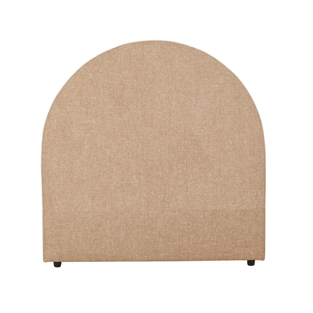 Madrid Arch Bedhead Double Peach Greige