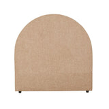 Madrid Arch Bedhead Double Peach Greige