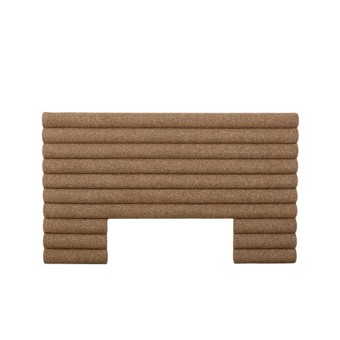 Madrid Tufted Bedhead Queen Toffee Weave