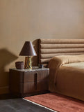 Madrid Tufted Bedhead King Soft Wheat