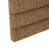 Madrid Tufted Bedhead Queen Toffee Weave