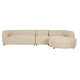 Aruba Curve Left Chaise Sand Dune