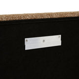 Madrid Tufted Bedhead King Toffee Weave